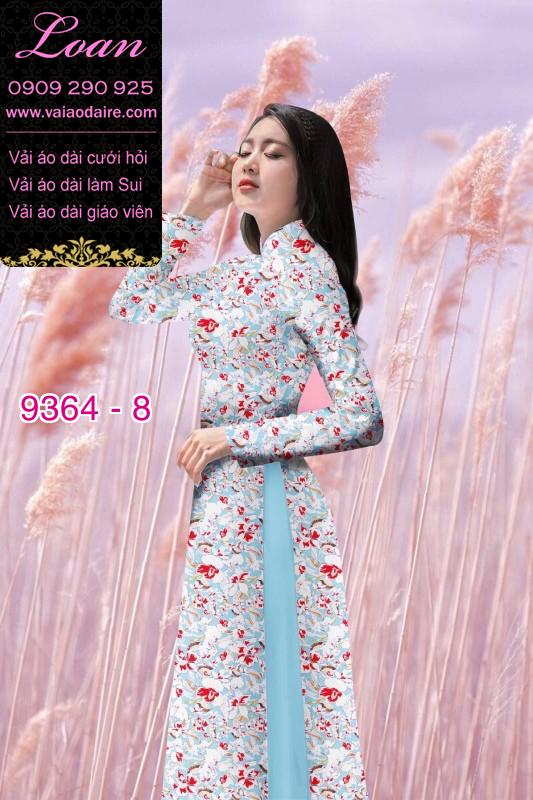 Vải áo dài hoa nhí