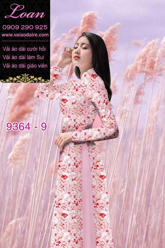 Vải áo dài hoa nhí