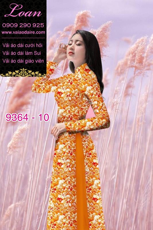 Vải áo dài hoa nhí