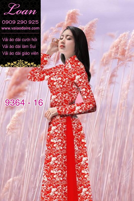 Vải áo dài hoa nhí