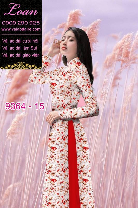 Vải áo dài hoa nhí