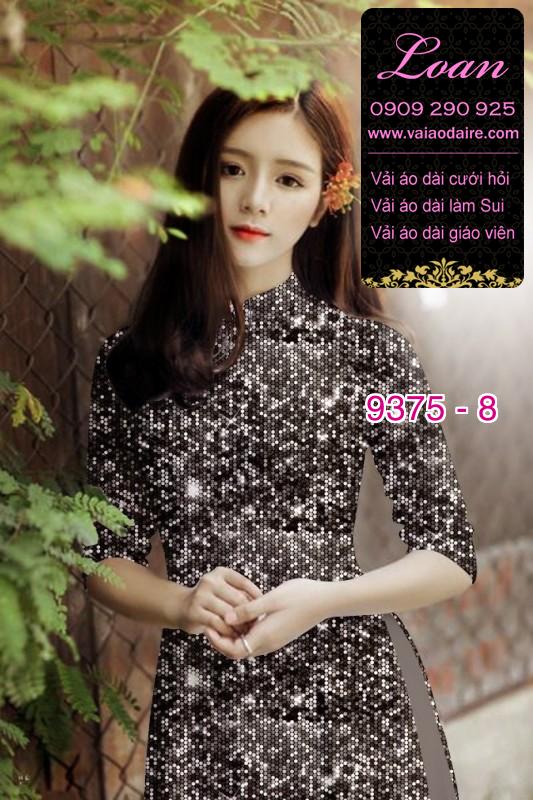 Vải áo dài chấm li ti