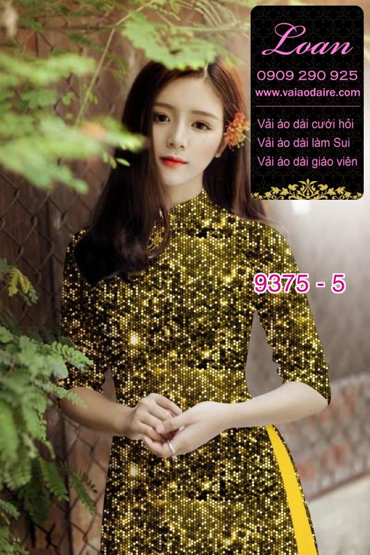 Vải áo dài chấm li ti