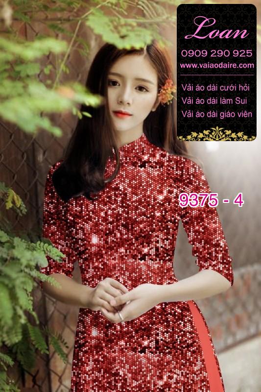 Vải áo dài chấm li ti