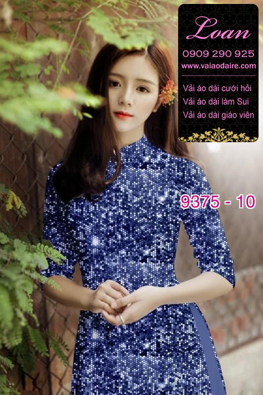 Vải áo dài chấm li ti