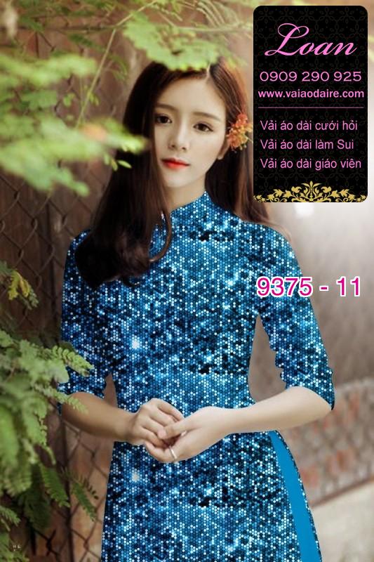 Vải áo dài chấm li ti