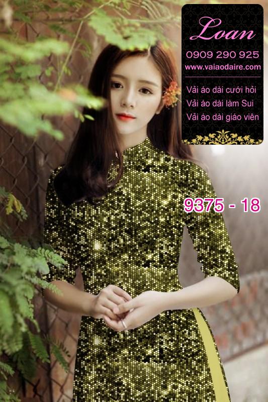 Vải áo dài chấm li ti