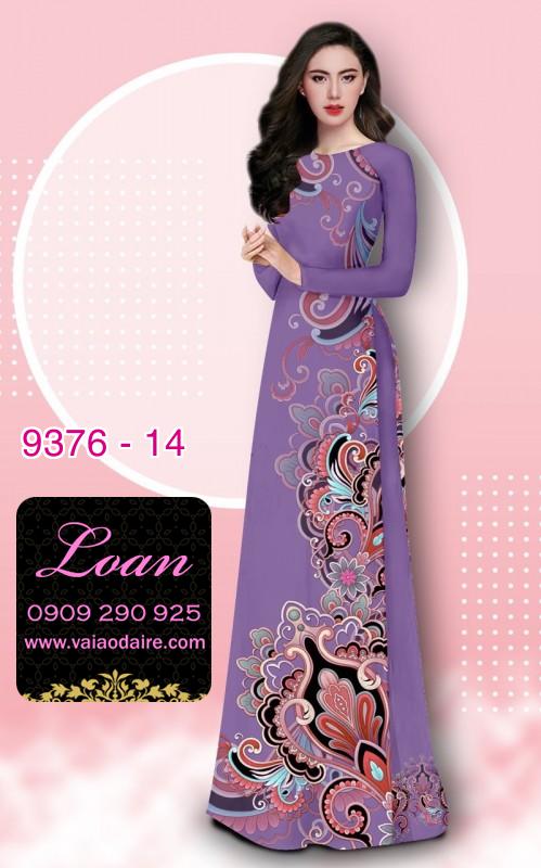 Vải áo dài chấm li ti