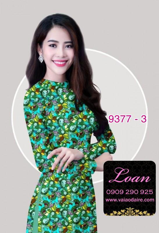 Vải áo dài hoa nhí
