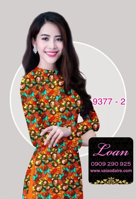Vải áo dài hoa nhí