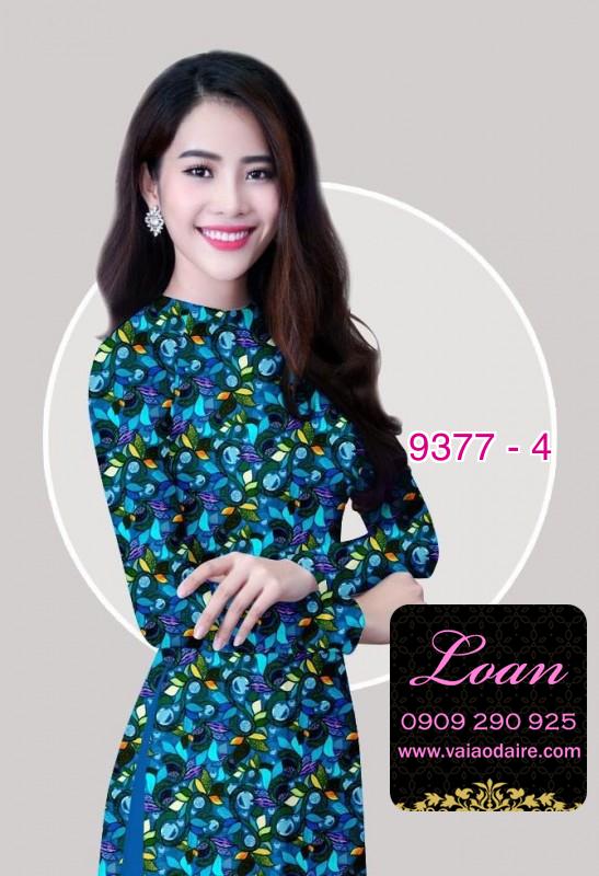 Vải áo dài hoa nhí