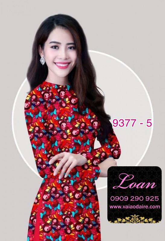 Vải áo dài hoa nhí