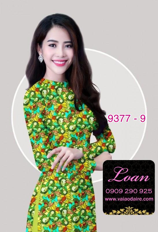 Vải áo dài hoa nhí