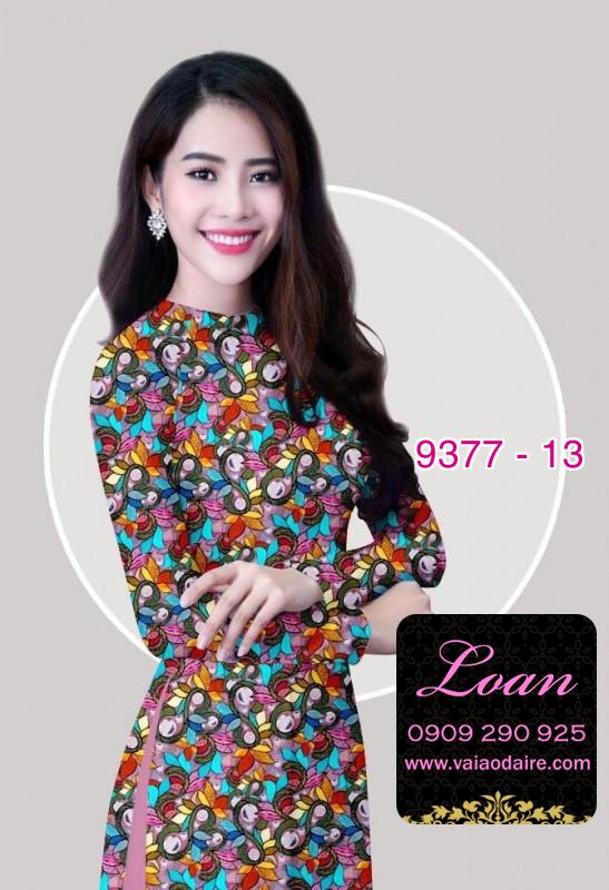 Vải áo dài hoa nhí
