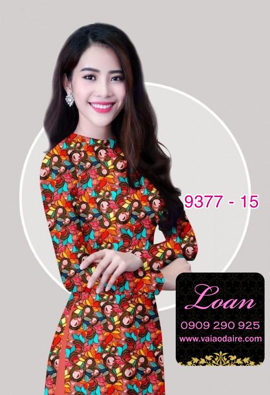 Vải áo dài hoa nhí
