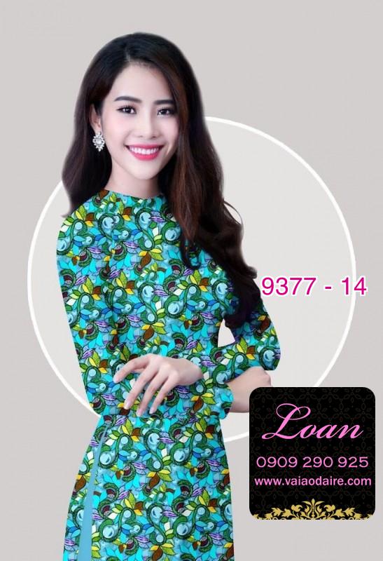 Vải áo dài hoa nhí