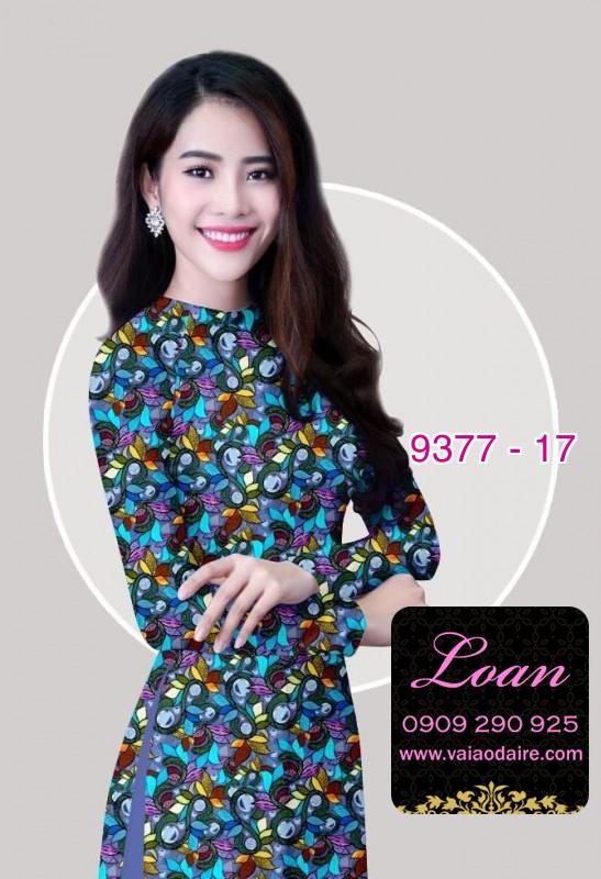 Vải áo dài hoa nhí