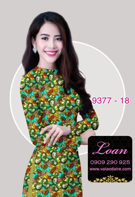 Vải áo dài hoa nhí