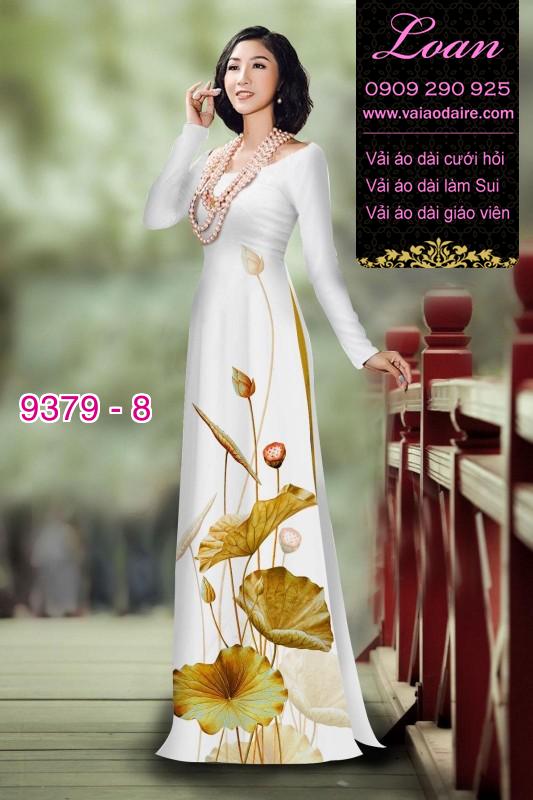 Vải áo dài hoa Sen