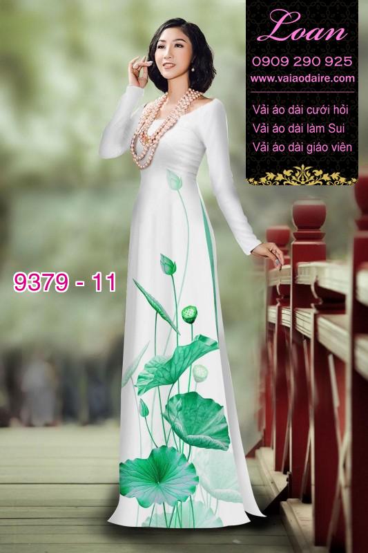Vải áo dài hoa Sen