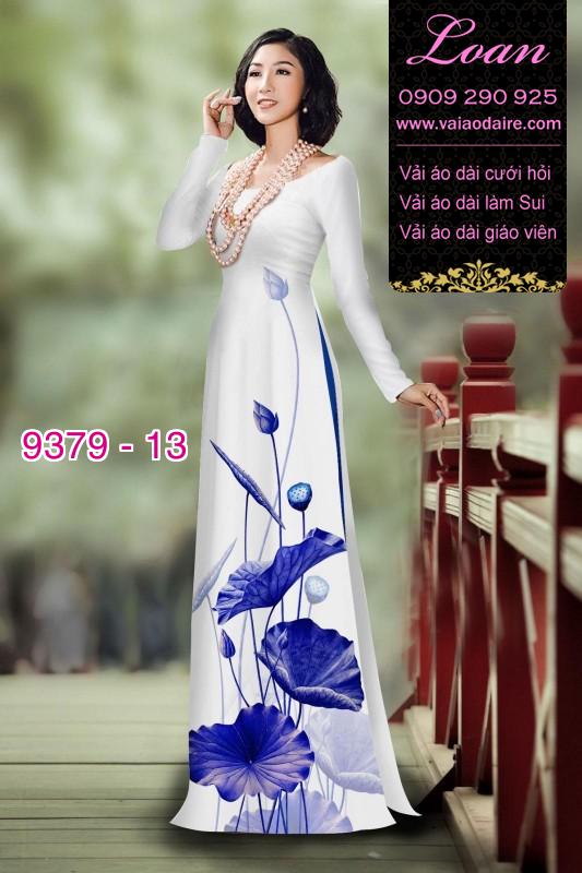 Vải áo dài hoa Sen