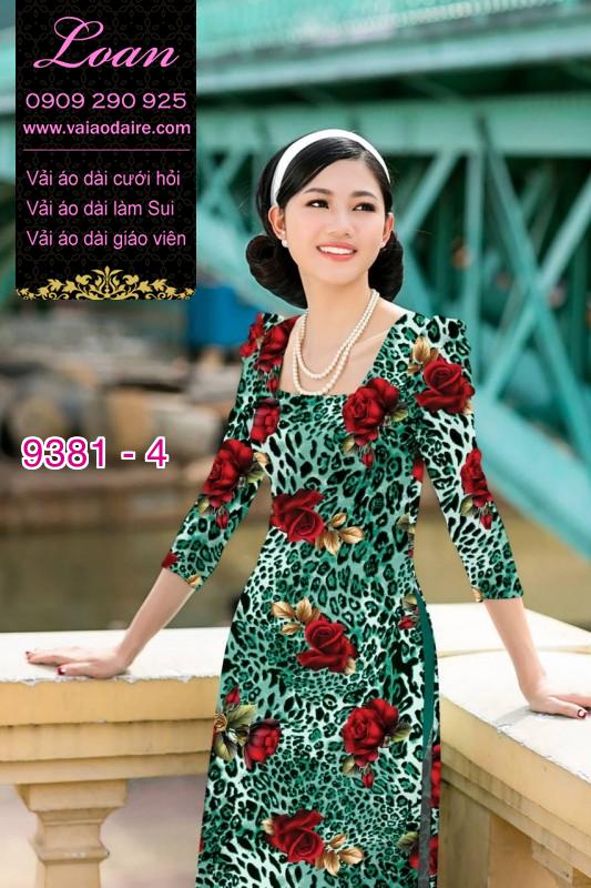 Vải áo dài da beo