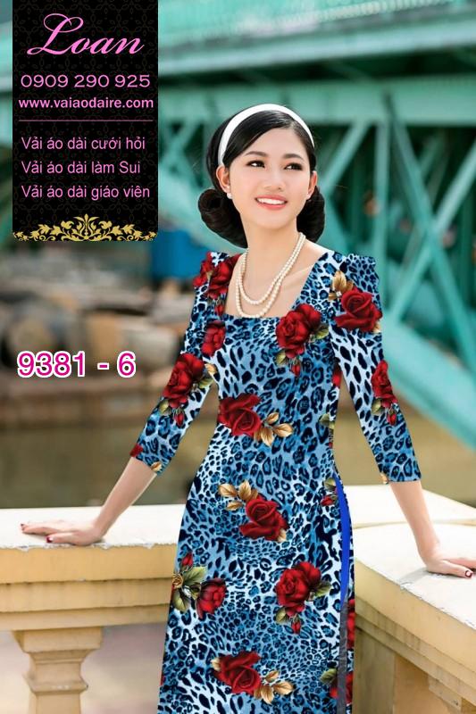 Vải áo dài da beo