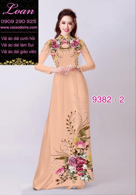 Vải áo dài da beo Vải áo dài da beo