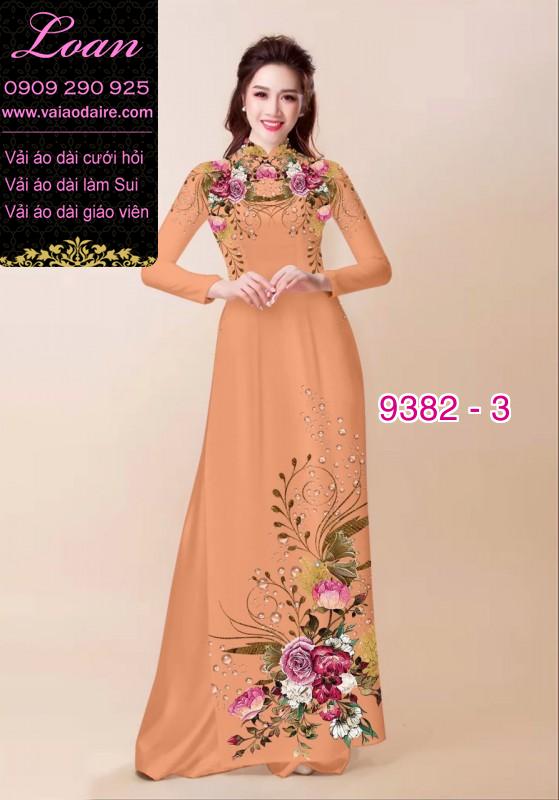 Vải áo dài da beo Vải áo dài da beo