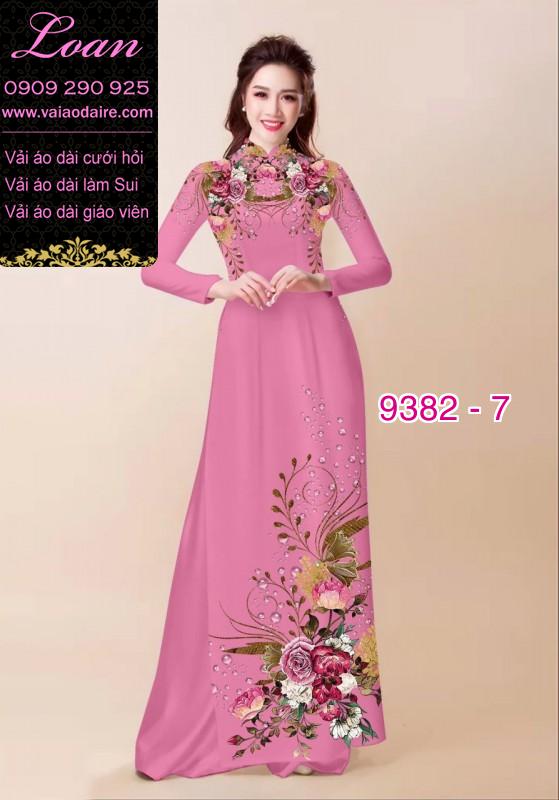 Vải áo dài da beo Vải áo dài da beo