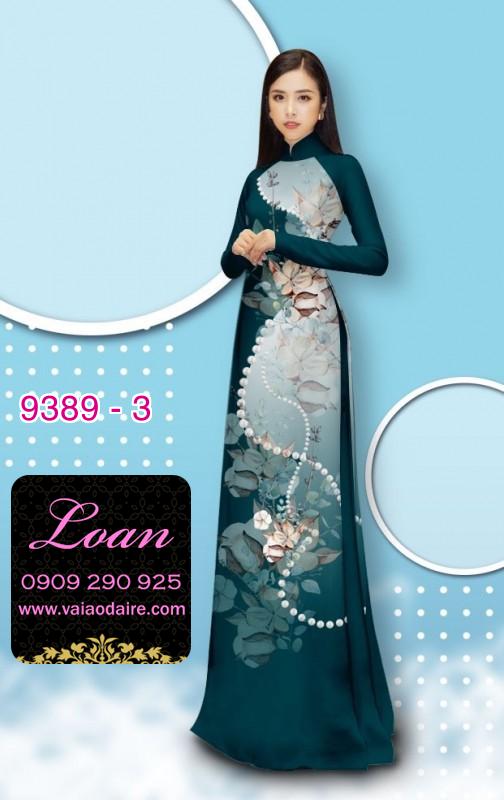 Vải áo dài hoa dây