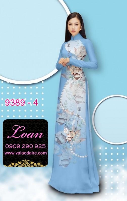 Vải áo dài hoa dây
