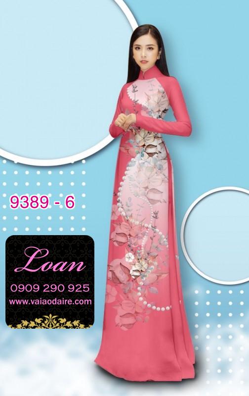 Vải áo dài hoa dây