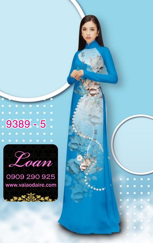 Vải áo dài hoa dây