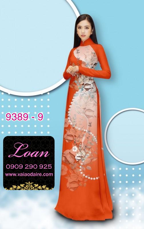 Vải áo dài hoa dây