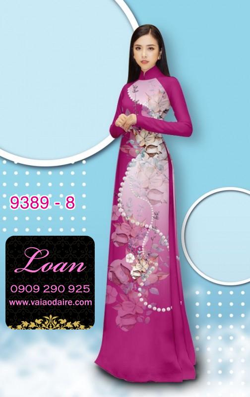 Vải áo dài hoa dây
