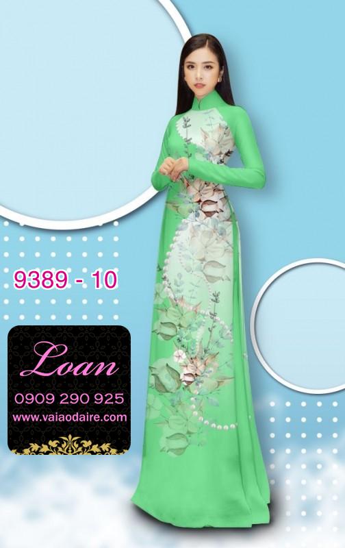 Vải áo dài hoa dây