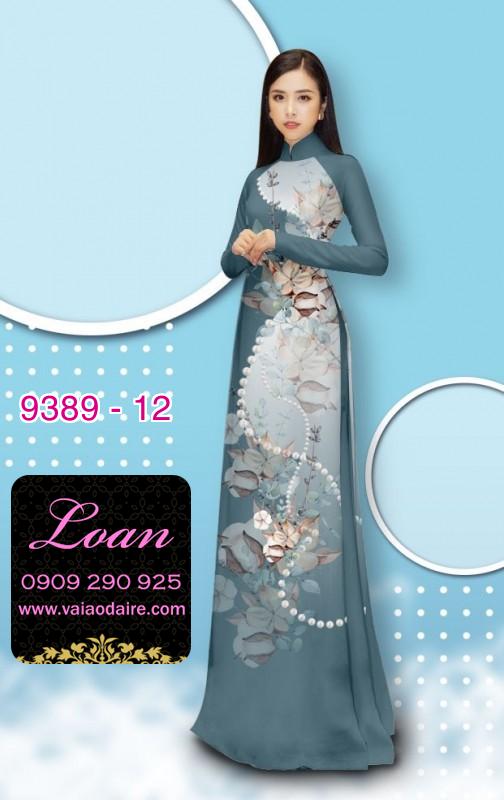 Vải áo dài hoa dây