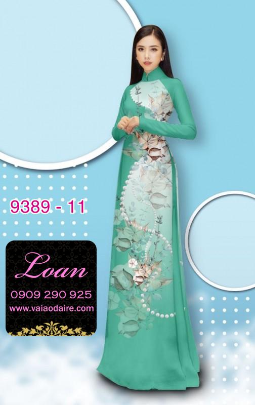 Vải áo dài hoa dây