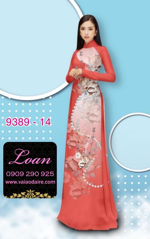 Vải áo dài hoa dây