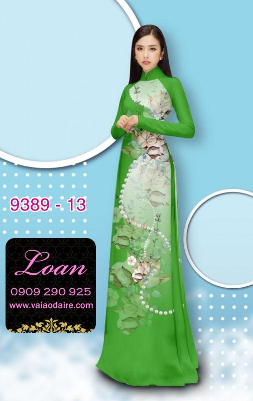 Vải áo dài hoa dây