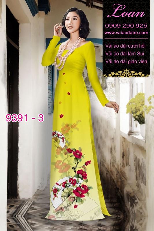 Vải áo dài hoa dây