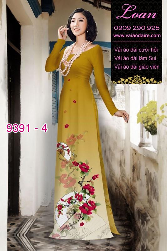 Vải áo dài hoa dây