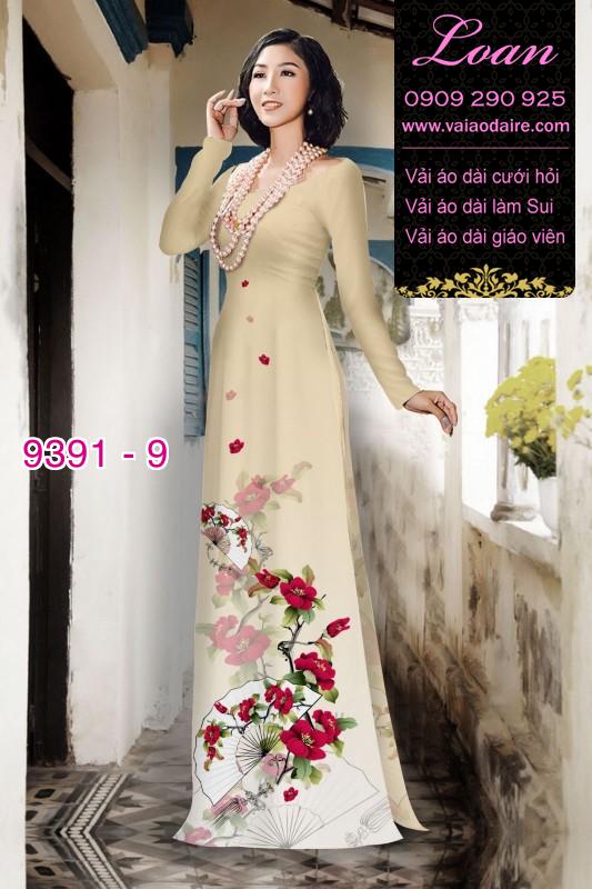 Vải áo dài hoa dây
