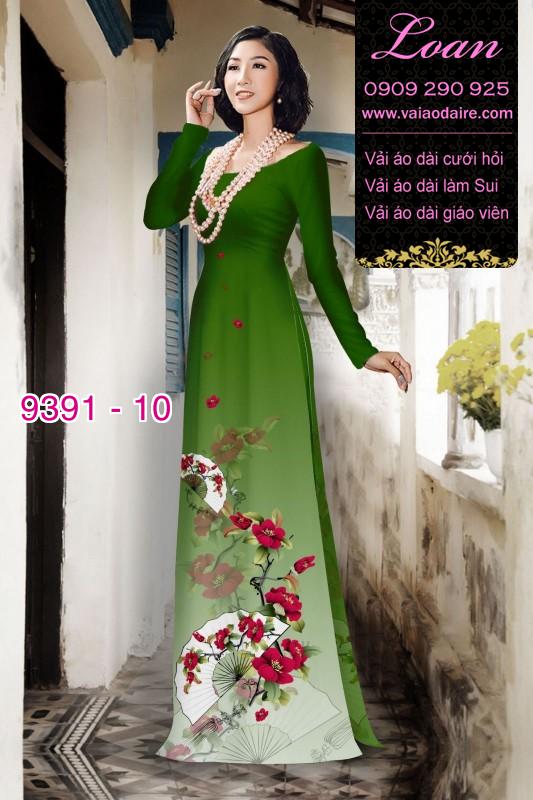 Vải áo dài hoa dây