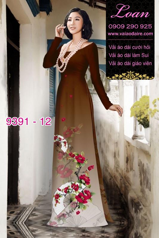 Vải áo dài hoa dây
