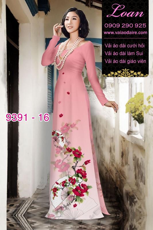 Vải áo dài hoa dây