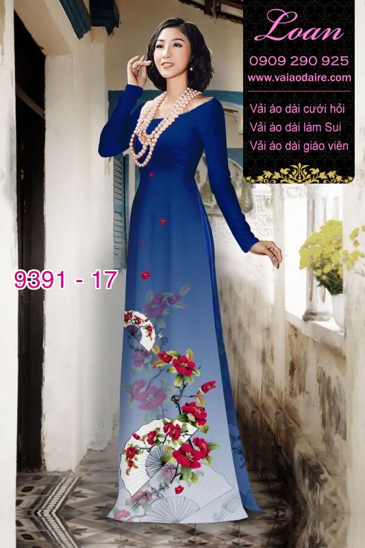 Vải áo dài hoa dây
