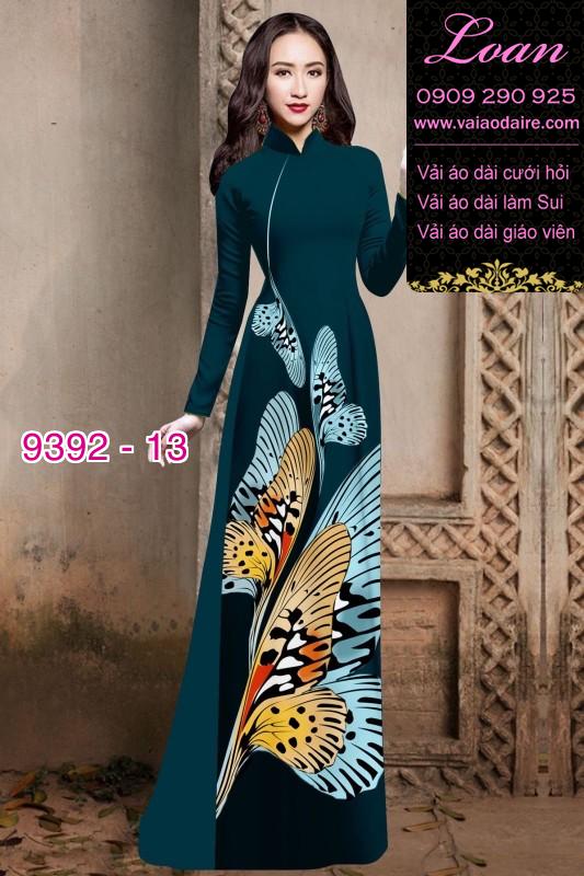 Vải áo dài bươm bướm 3D