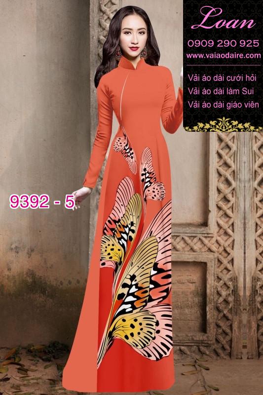 Vải áo dài bươm bướm 3D
